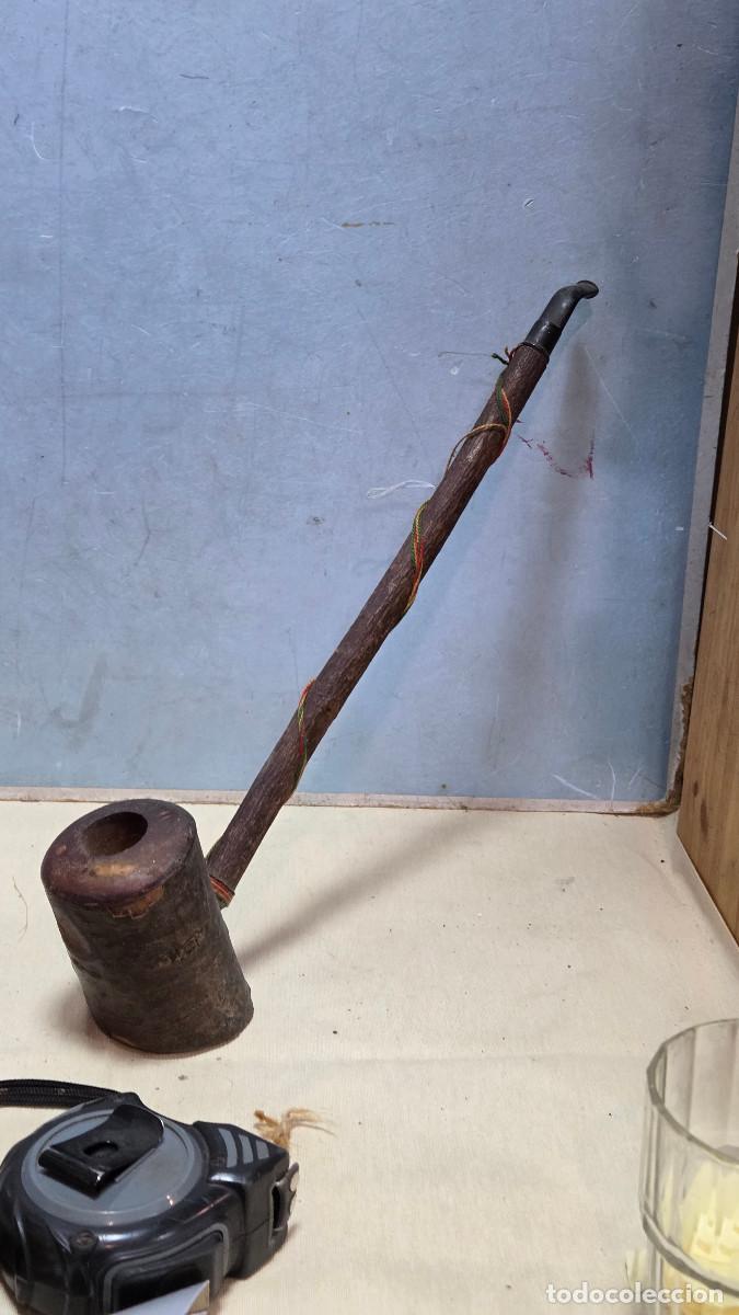 Vintage: pipa de madera africana