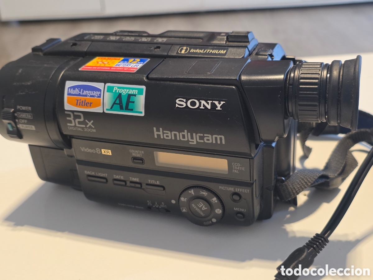 Vintage: Sony Handycam CCD-TR411E Video8 XR en muy buen estado.