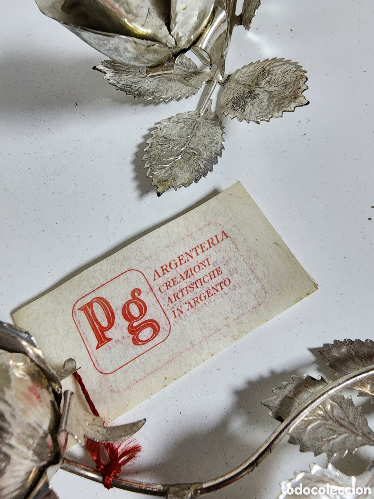 Vintage: Rosas de plata lote italianas