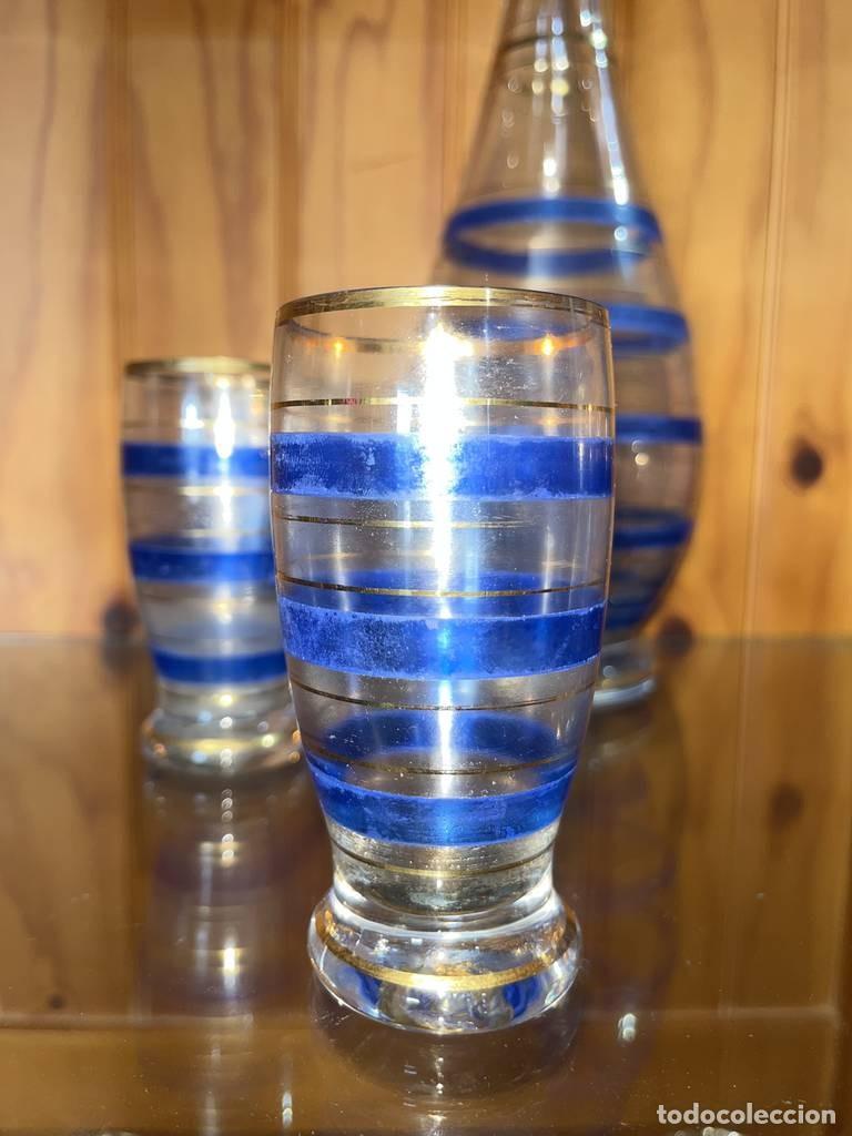 Vintage: LICORERA CON 6 VASOS - Foto 4