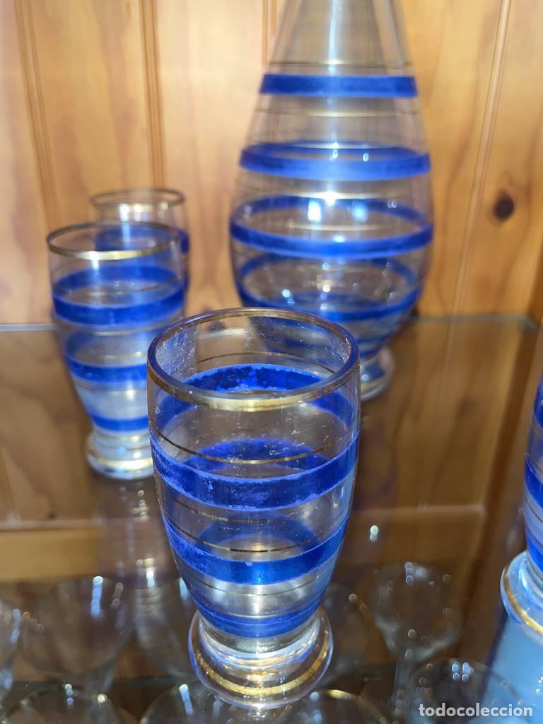 Vintage: LICORERA CON 6 VASOS - Foto 5