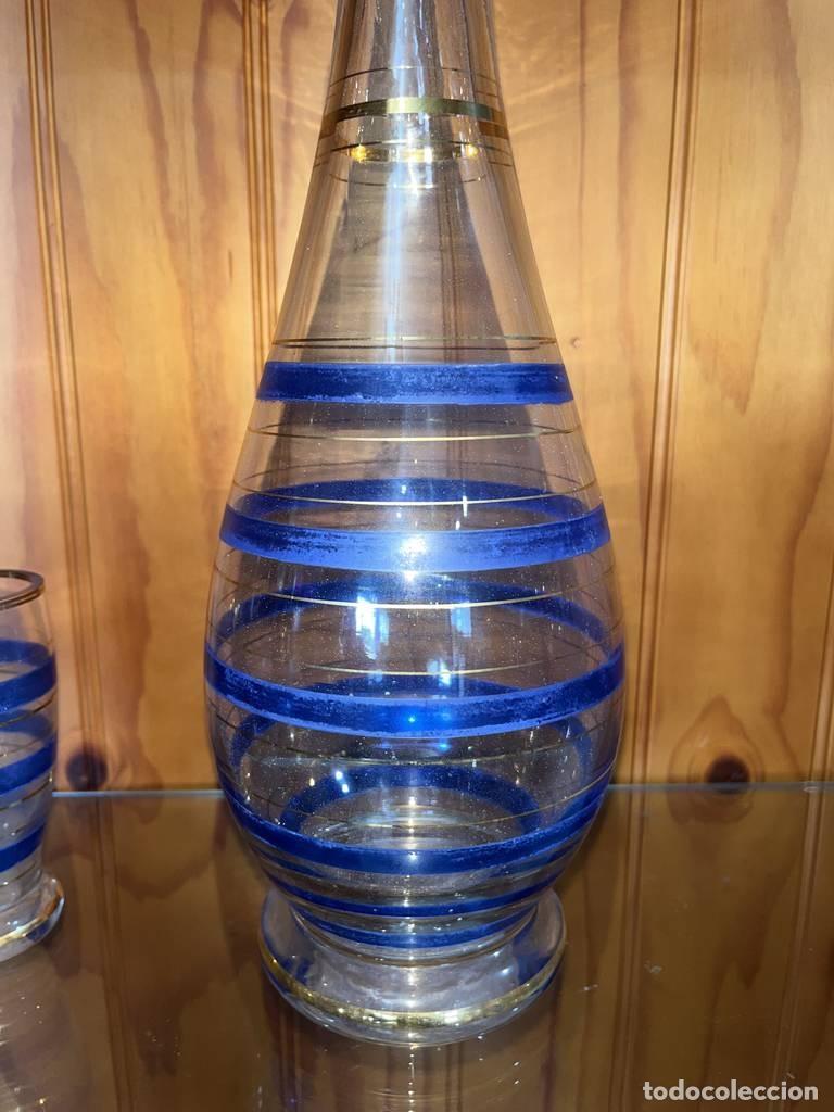 Vintage: LICORERA CON 6 VASOS - Foto 8