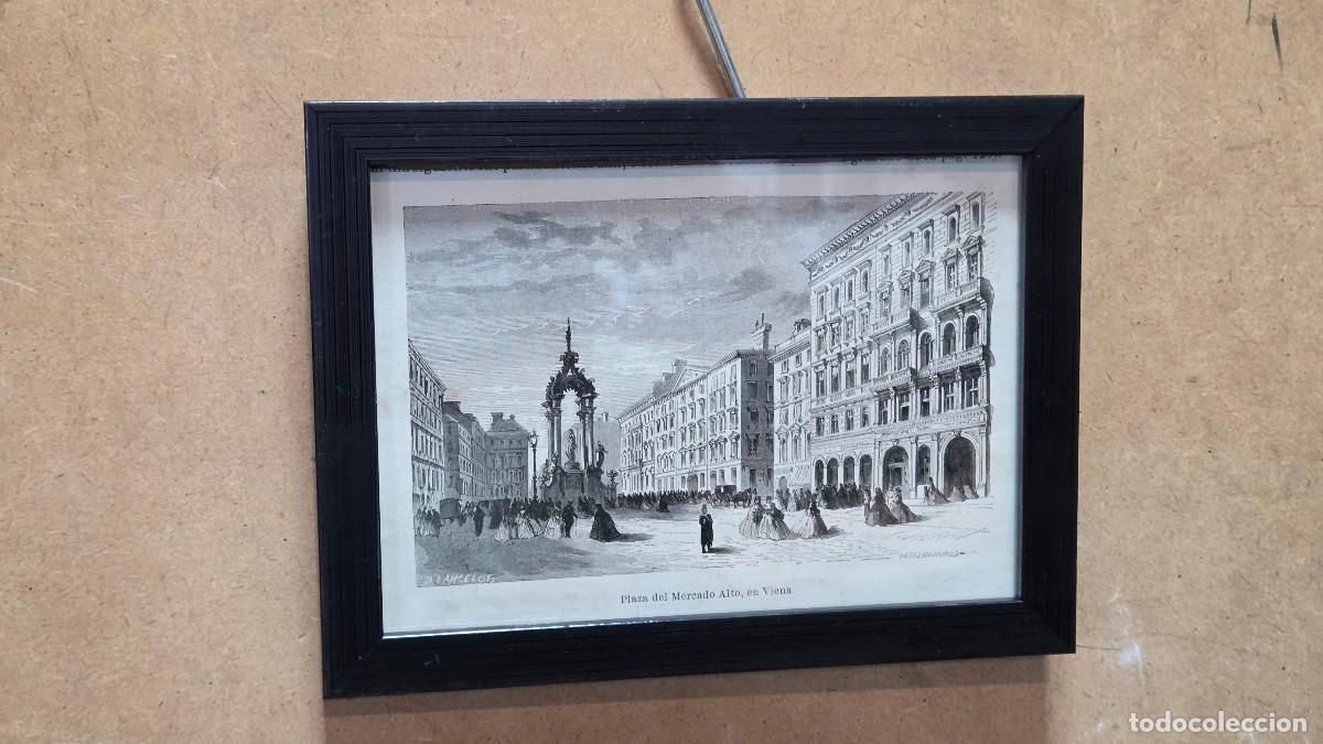 Vintage: cuadro con grabado vintage