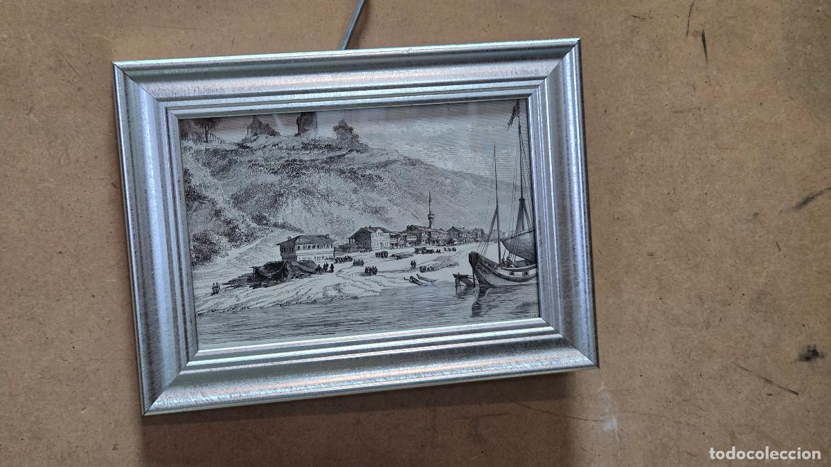 Vintage: cuadro con grabado antiguo
