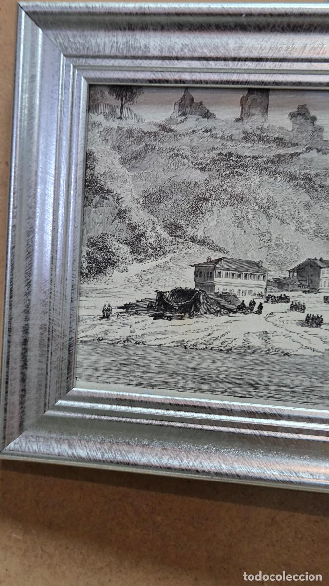 Vintage: cuadro con grabado antiguo - Foto 2