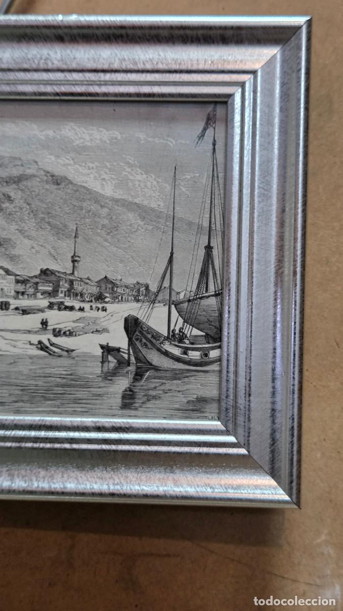 Vintage: cuadro con grabado antiguo - Foto 3