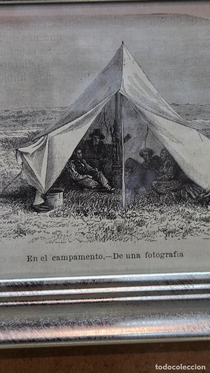 Vintage: cuadro con grabado antiguo - Foto 2