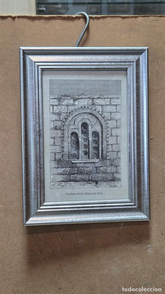 Vintage: cuadro con grabado antiguo