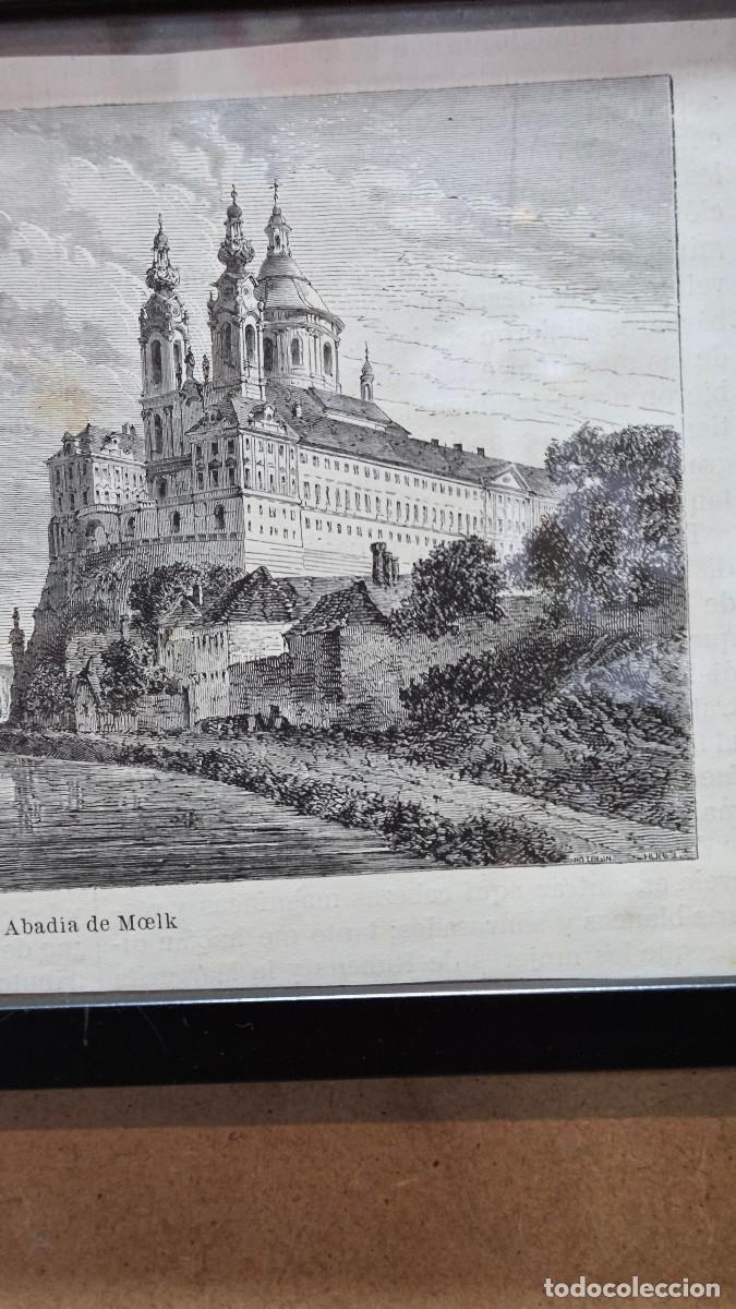 Vintage: cuadro con grabado antiguo - Foto 2