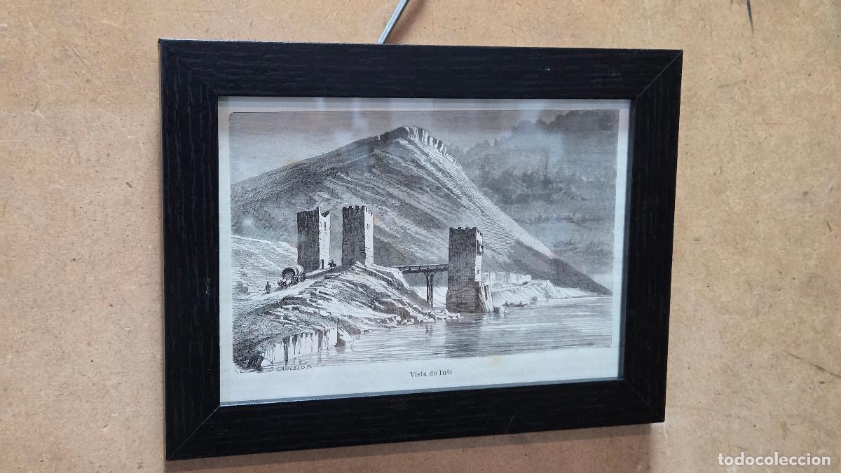 Vintage: cuadro con grabado antiguo