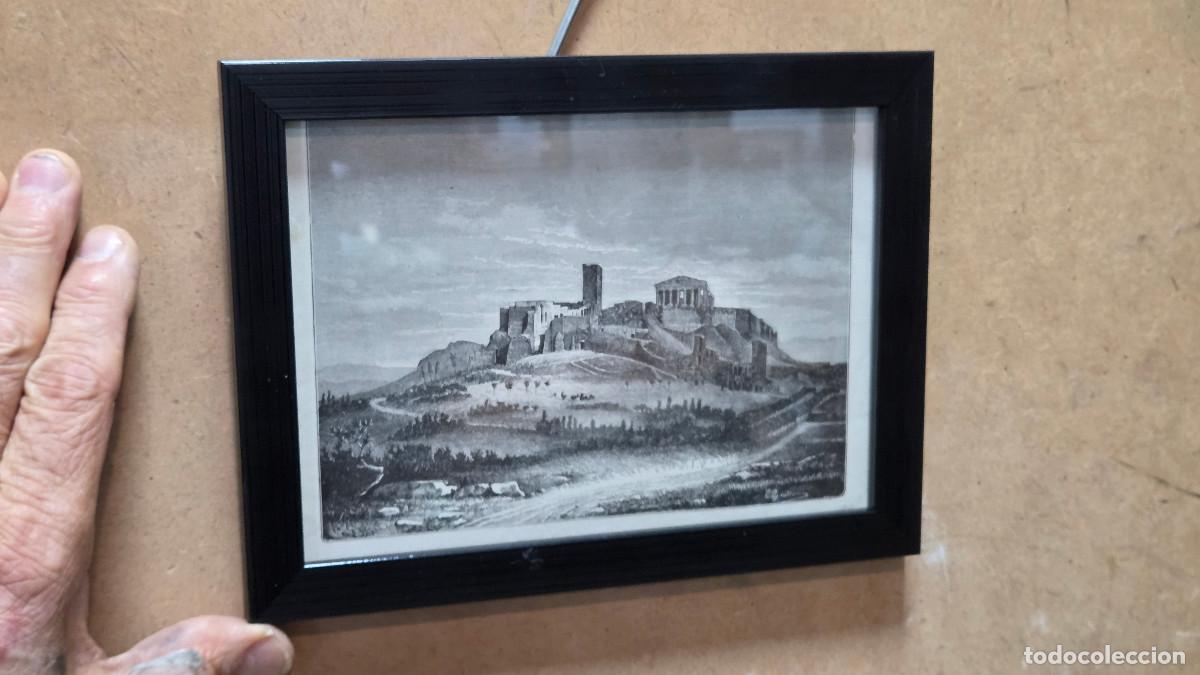 Vintage: cuadro con grabado antiguo