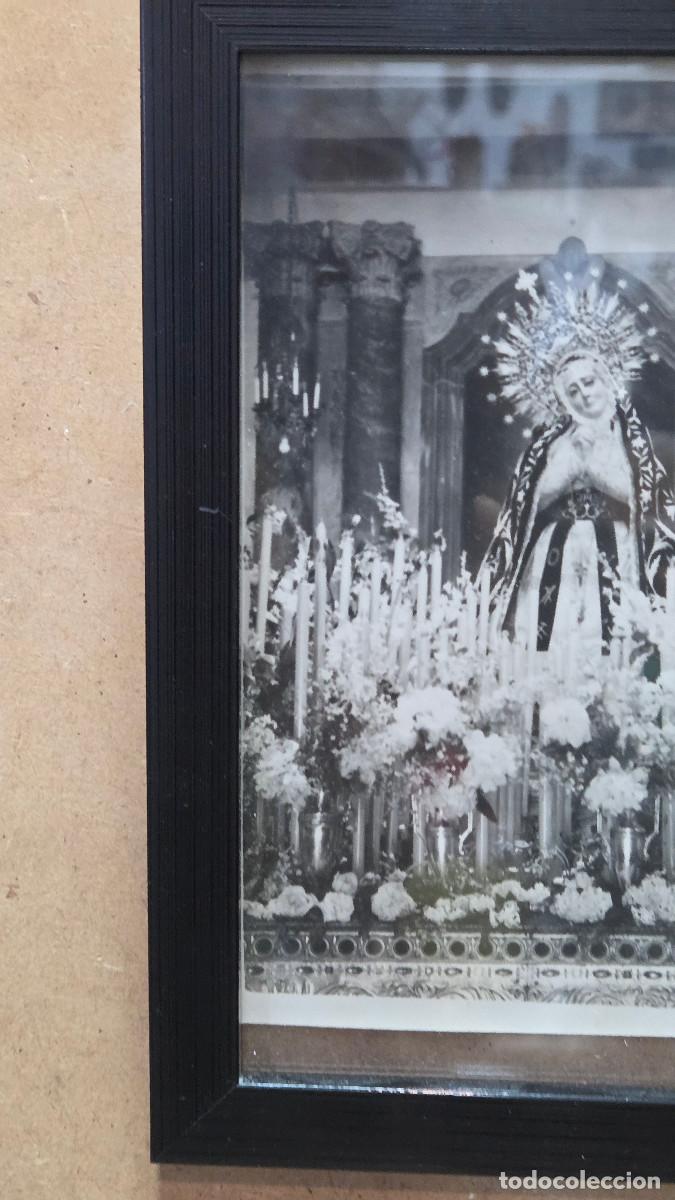 Vintage: cuadro con fotografia de la virgen - Foto 2