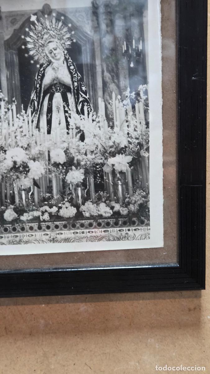 Vintage: cuadro con fotografia de la virgen - Foto 3