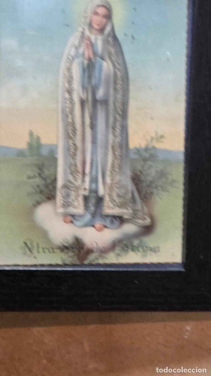Vintage: cuadro con postal religiosa - Foto 2