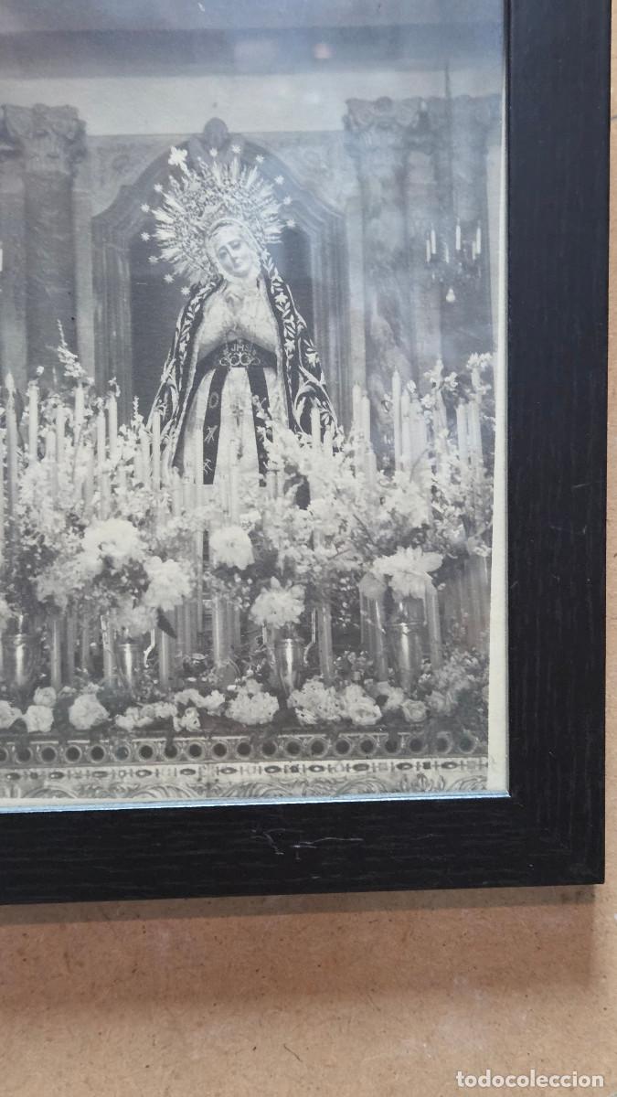 Vintage: cuadro con fotografia de la virgen - Foto 3