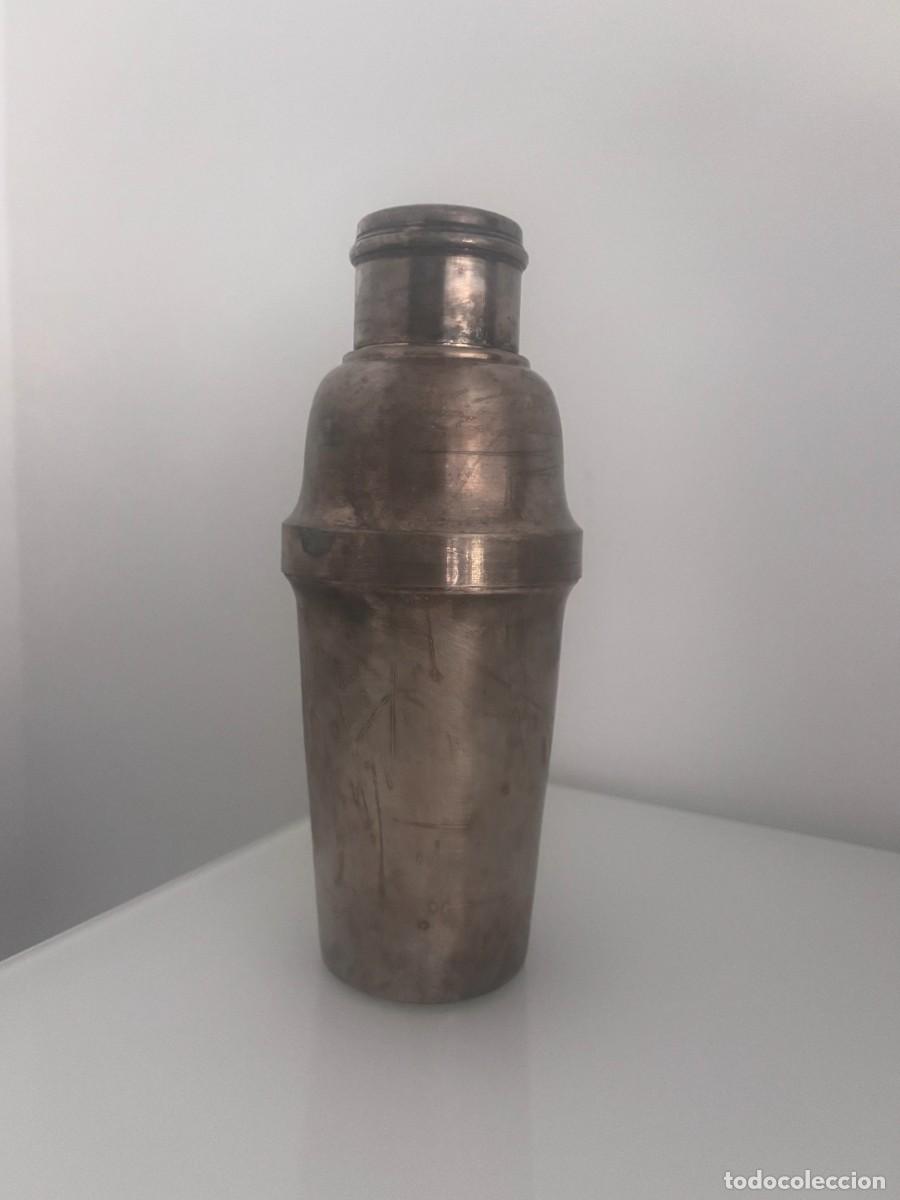 Vintage: Coctelera de Alpaca, antigua