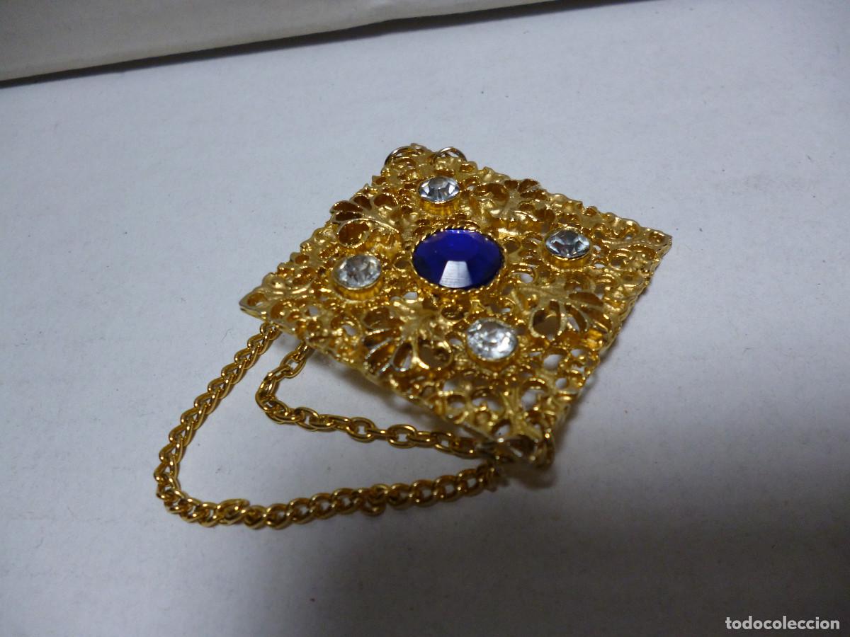 Vintage: BROCHE DORADO DIAMOND BRAND A&Ntilde;OS 60 BISUTER&Iacute;A - VINTAGE -