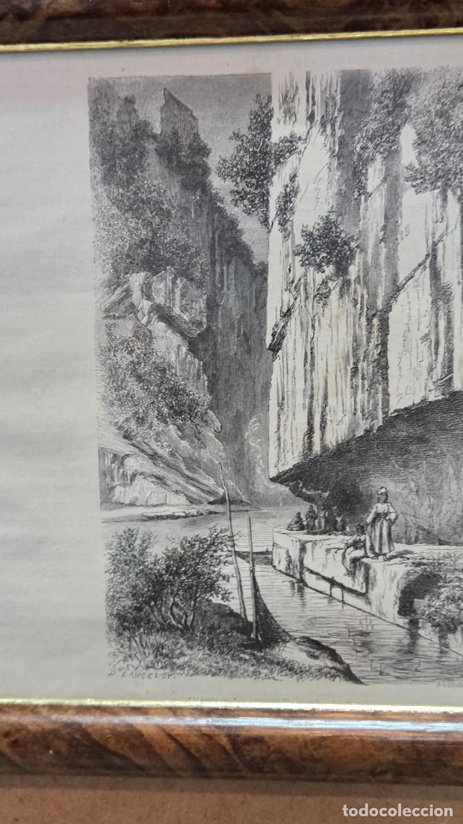 Vintage: cuadro con grabado antiguo - Foto 2