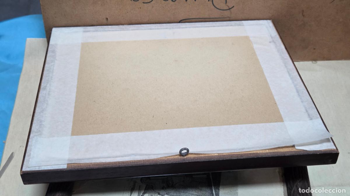 Vintage: cuadro con grabado antiguo - Foto 5