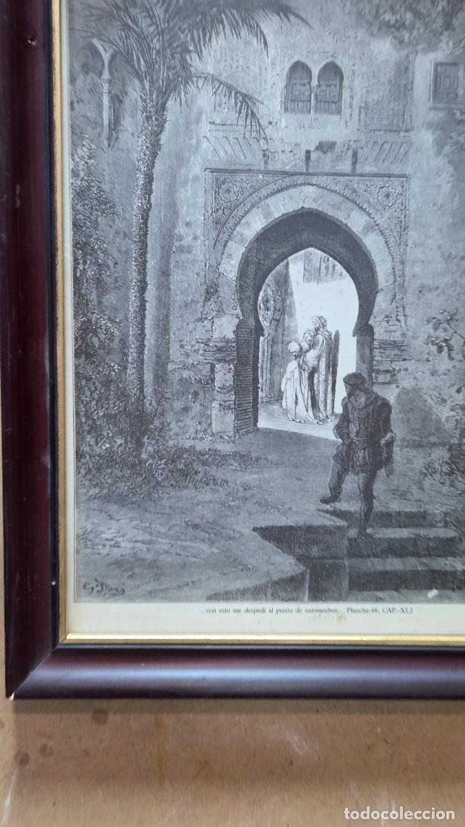 Vintage: cuadro con grabado antiguo - Foto 2