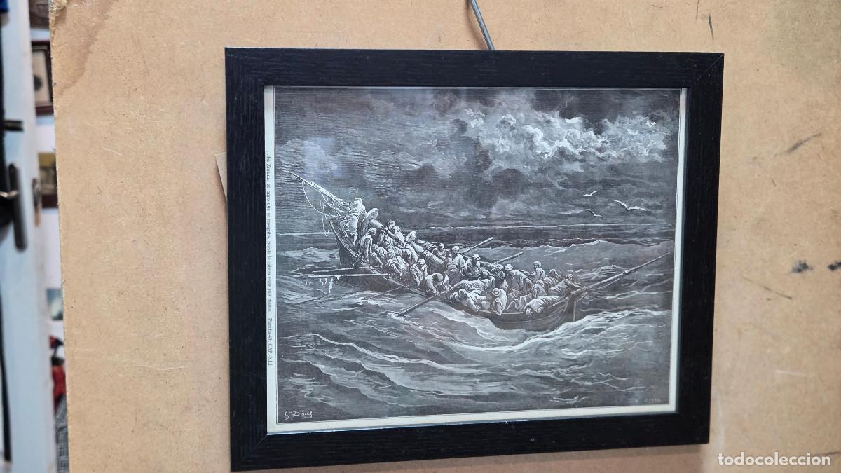 Vintage: cuadro con grabado antiguo