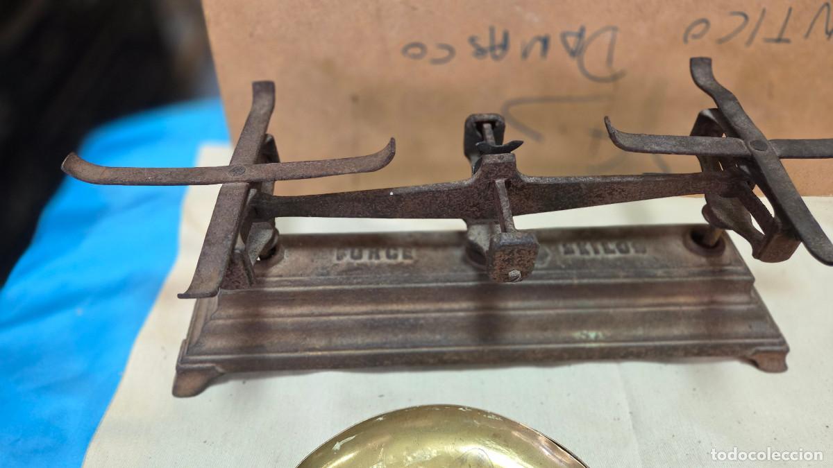Vintage: balanza antigua de 2 kilos - Foto 6