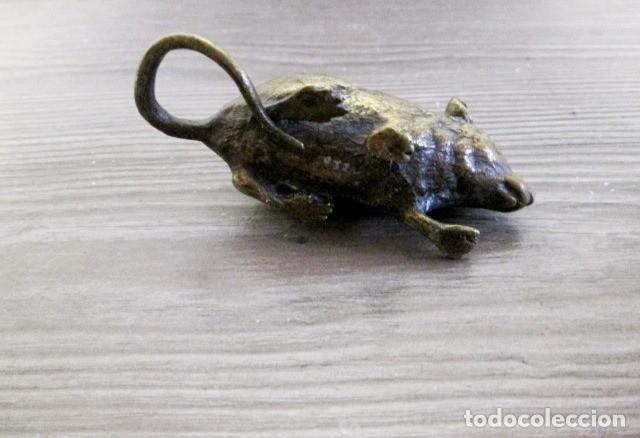 Vintage: Fundici&oacute;n de bronce: rat&oacute;n - Fusione in bronzo raffigurante un topolino