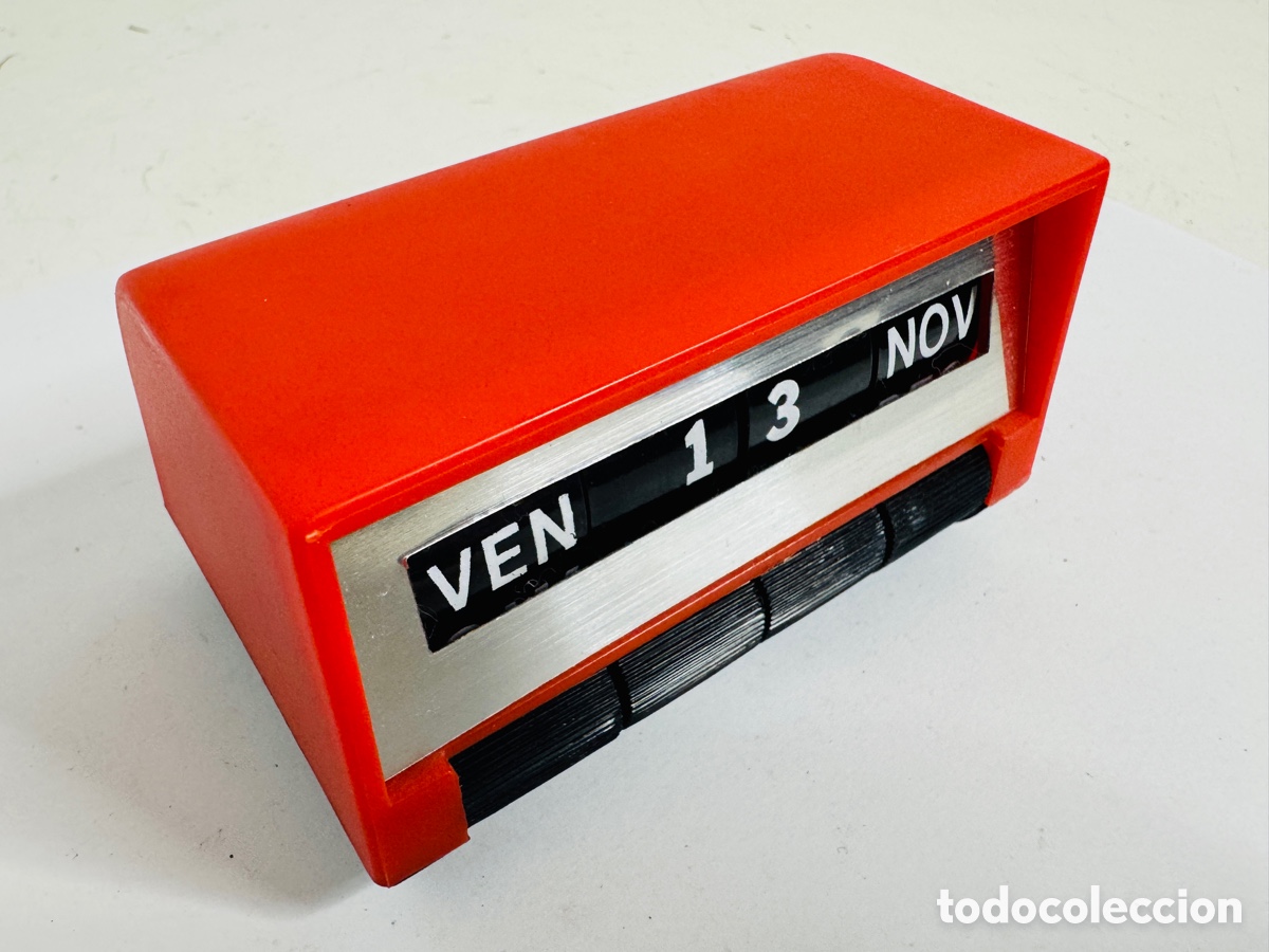 Vintage: Calendario Perpetuo Vintage Space Age Design 1970s