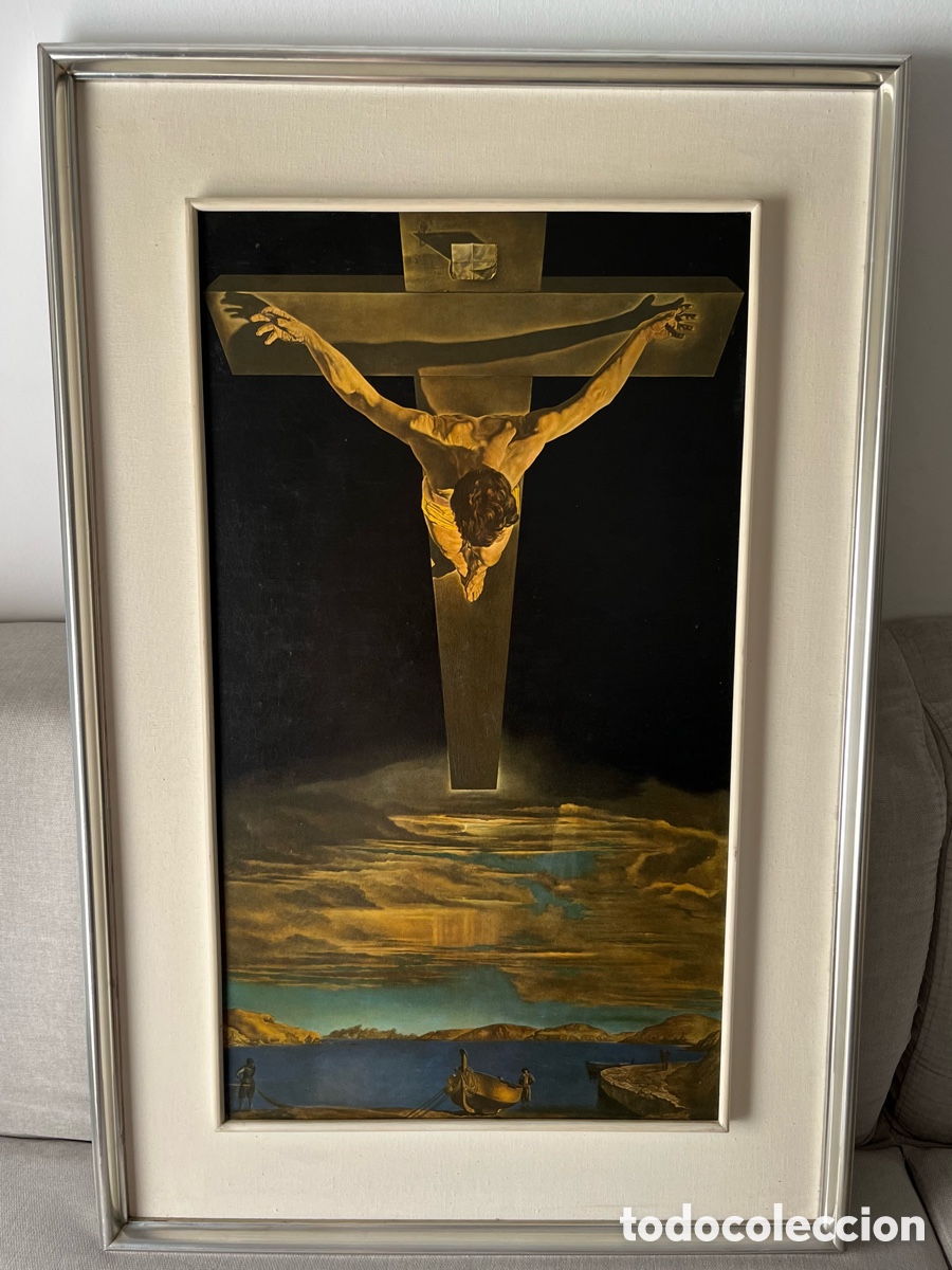 Vintage: Cuadro Impresi&oacute;n en madera Cristo de San Juan de la Cruz de Salvador Dal&iacute;