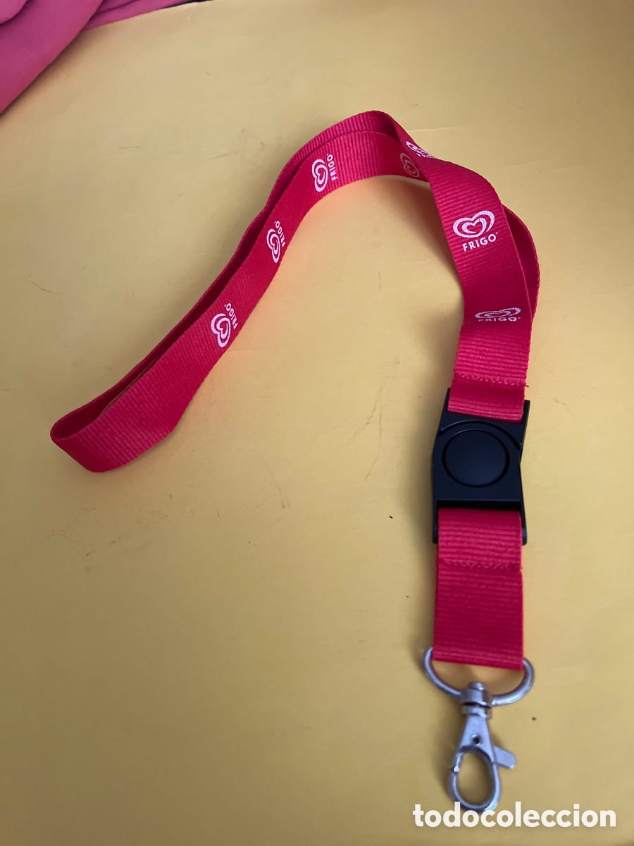 Vintage: Llavero cinta cuello Frigo