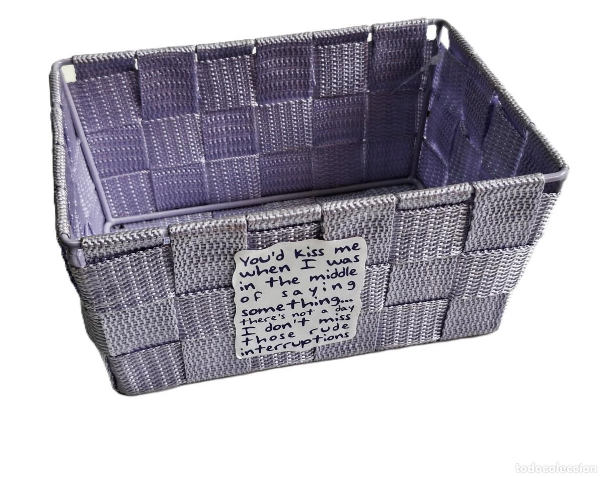 Vintage: CESTO DECORATIVO O PARA USOS VARIOS - 18X13X9.CM