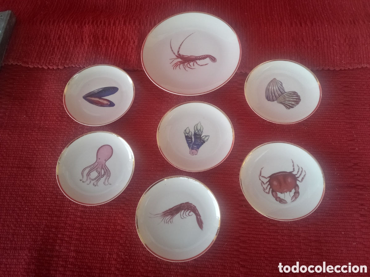 Vintage: JUEGO PLATILLOS PARA APERITIVO - PLATOS TAPAS