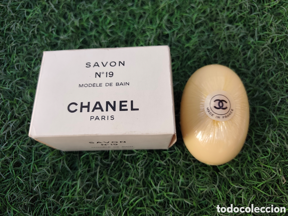 Vintage: Jab&oacute;n Vintage Chanel N&ordm; 19 Mod&egrave;le de Bain 150g &ndash; Nuevo con Caja (Made in France)