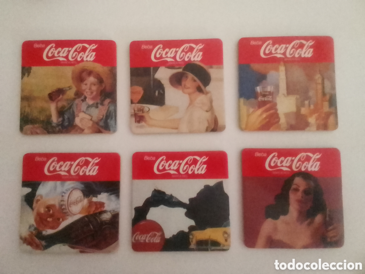 Vintage: 6 Posavasos &rdquo;Coca Cola&rdquo;