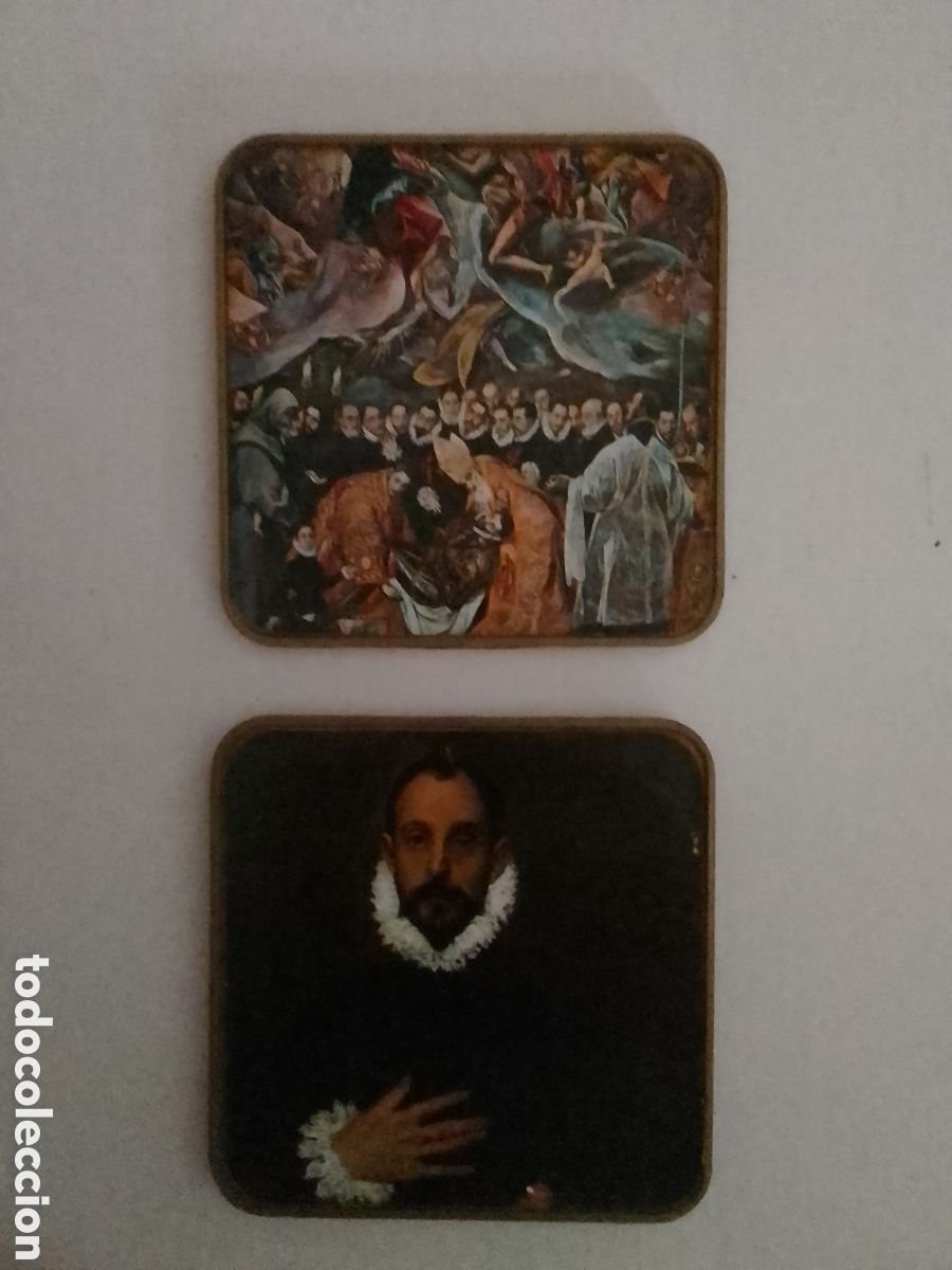 Vintage: Seis Posavasos &rdquo;Pintura El Greco&rdquo; - Foto 2