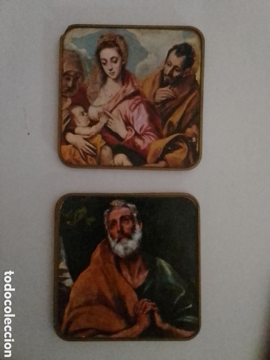 Vintage: Seis Posavasos &rdquo;Pintura El Greco&rdquo; - Foto 3