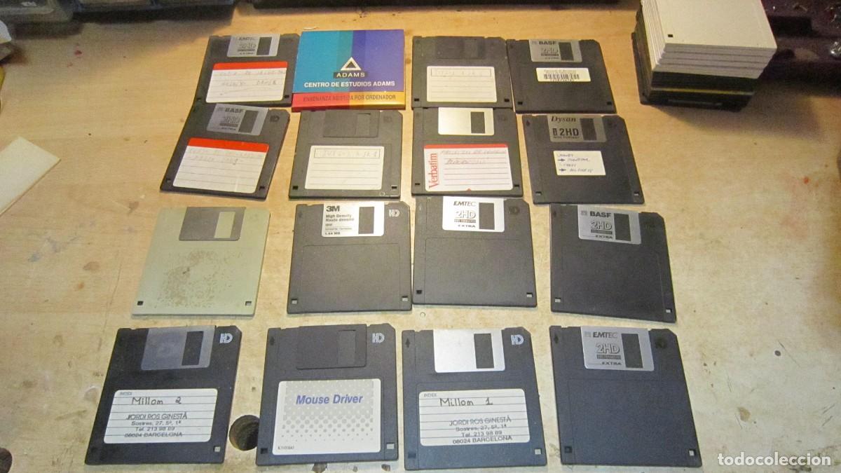Vintage: 40 DISQUETES DE 3 1/2 - Foto 3