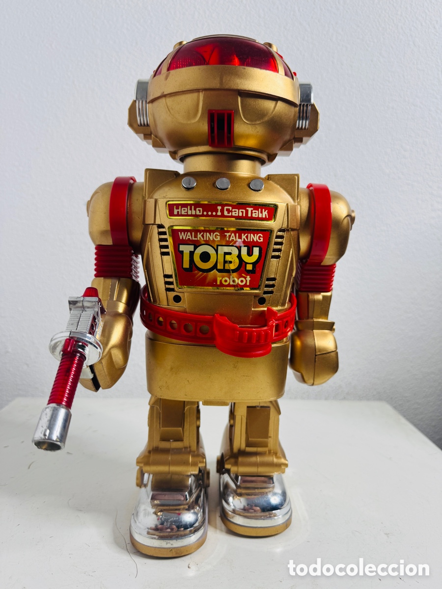 Vintage: Toby Robot (modelo Walking Talking Toby) 1986 Hong Kong 38 cm
