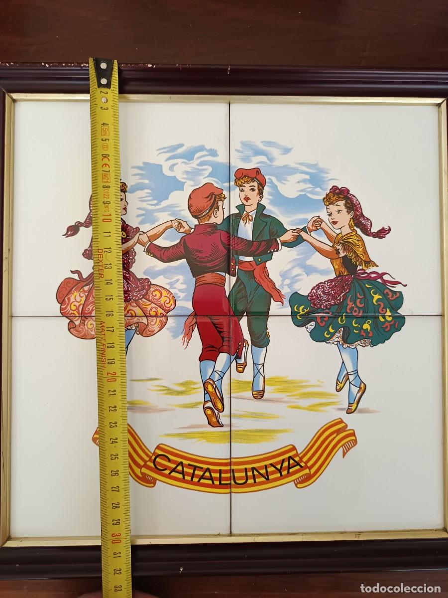Vintage: Cuadro azulejos La Sardana - Foto 2