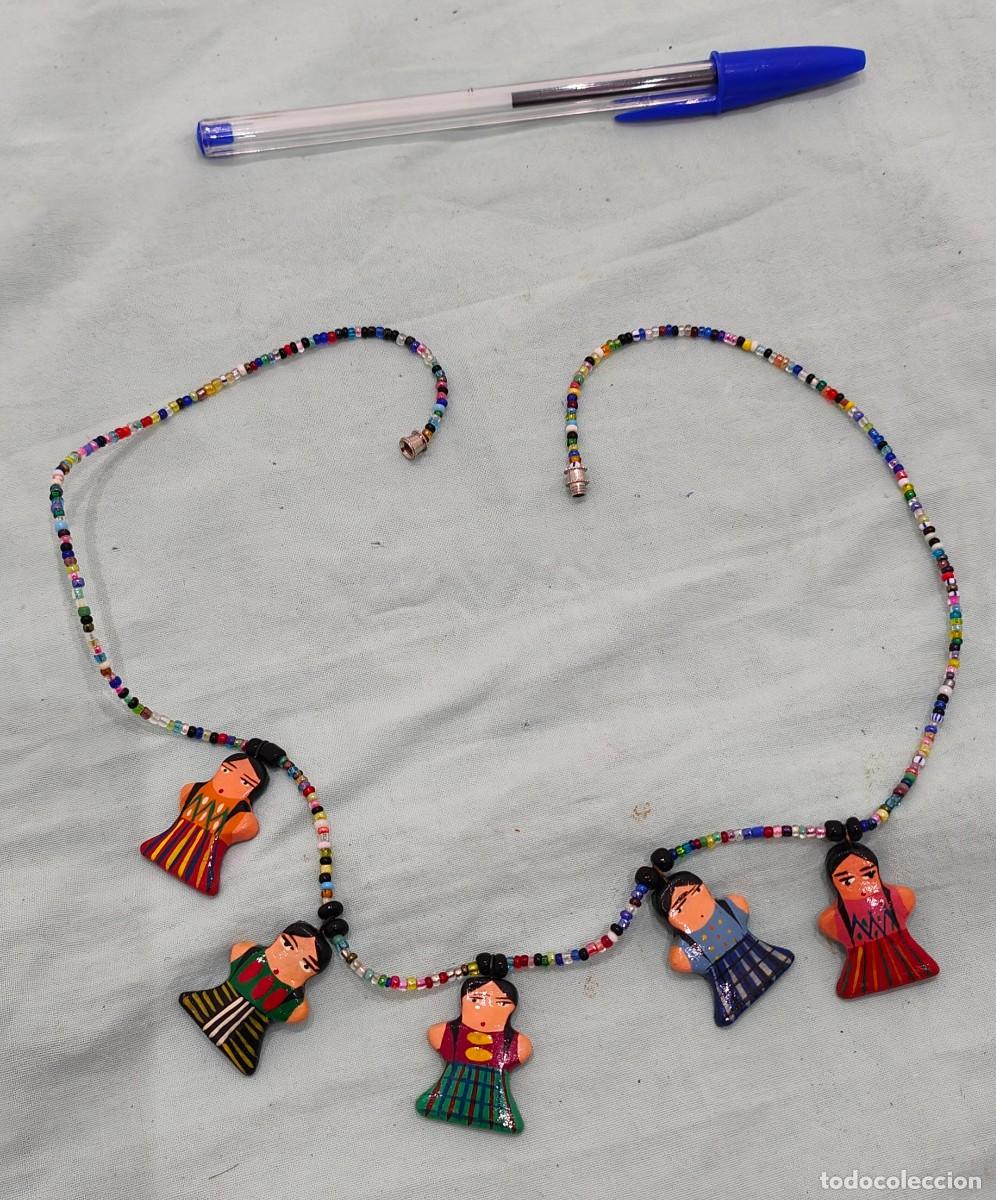 Vintage: collar Mu&ntilde;ecas , Guatemala , Centro America , sin uso , a estrenar.