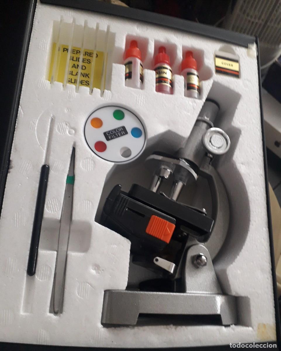 Vintage: Microscopio para estudiantes. Vintage.