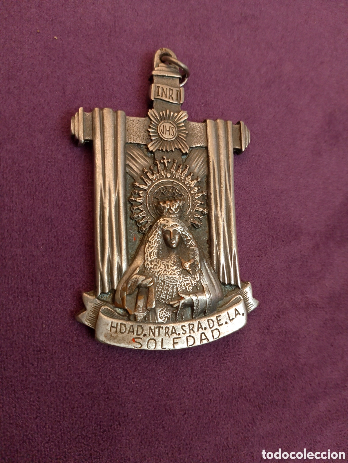 Vintage: Medalla Religiosa ,,,,,,,,,,,,,,,,,,,,,,,,,en perfecto estado