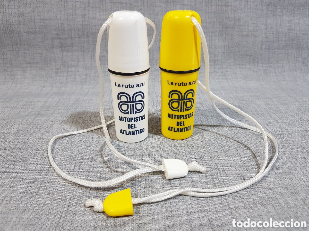 Vintage: 2 x PORTAMONEDAS VINTAGE AUDASA AUTOPISTAS DEL ATL&Aacute;NTICO LA RUTA AZUL