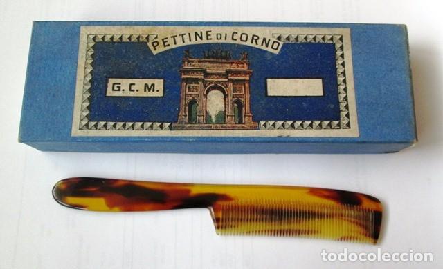 Vintage: Scatola originale contenente 12 pettine di corno - vintage