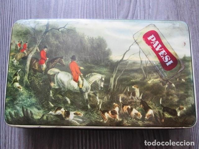 Vintage: Bella scatola in latta dei biscotti PAVESI - vintage