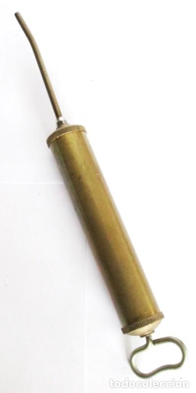 Vintage: Oliatore/ingrassatore in ottone vintage - engrasador