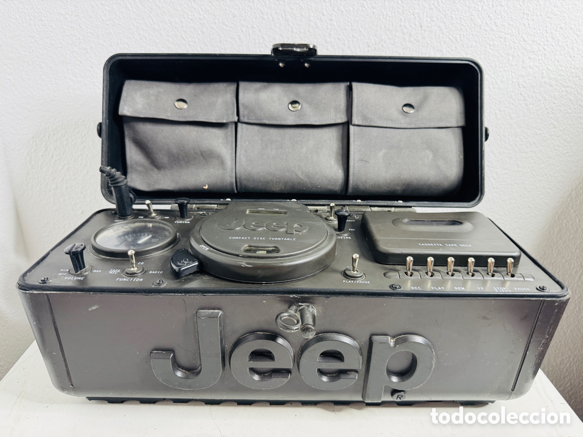 Vintage: Jeep WPSS-1A Boombox Stereo Portable CD Design No Funciona.