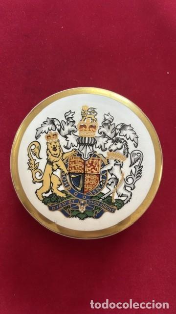 Vintage: Joyero, fabricado por Coalport, jubileo de plata Isabel II, 1977