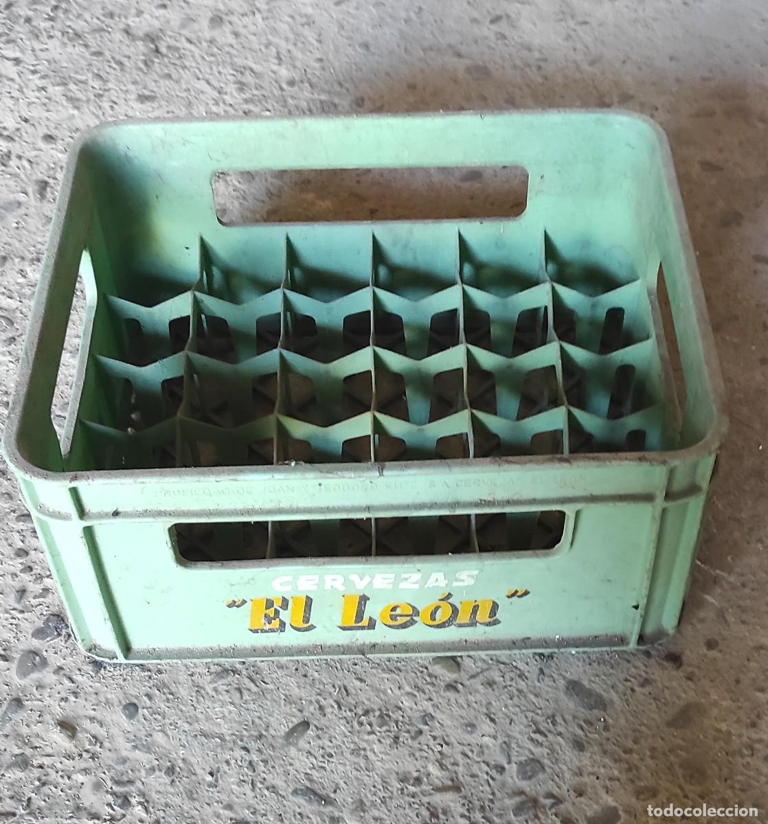 Vintage: Caja de cervezas El Leon