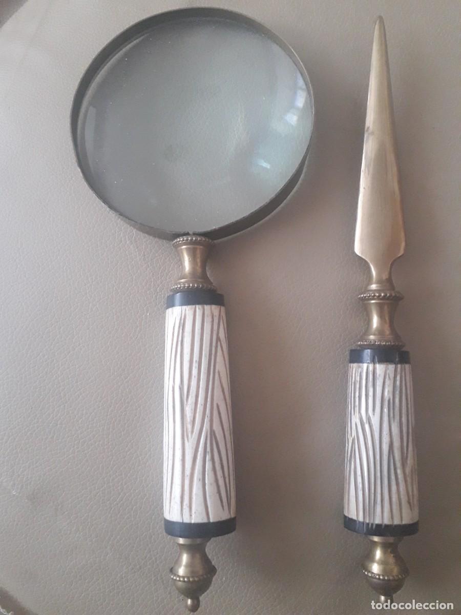 Vintage: Lupa y abrecartas vintage.